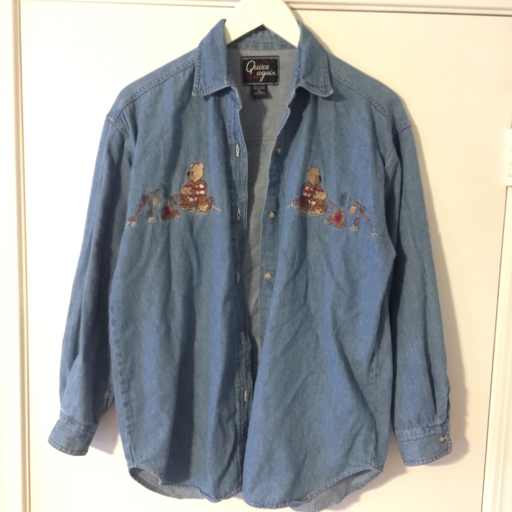 Vintage Denim Button Up